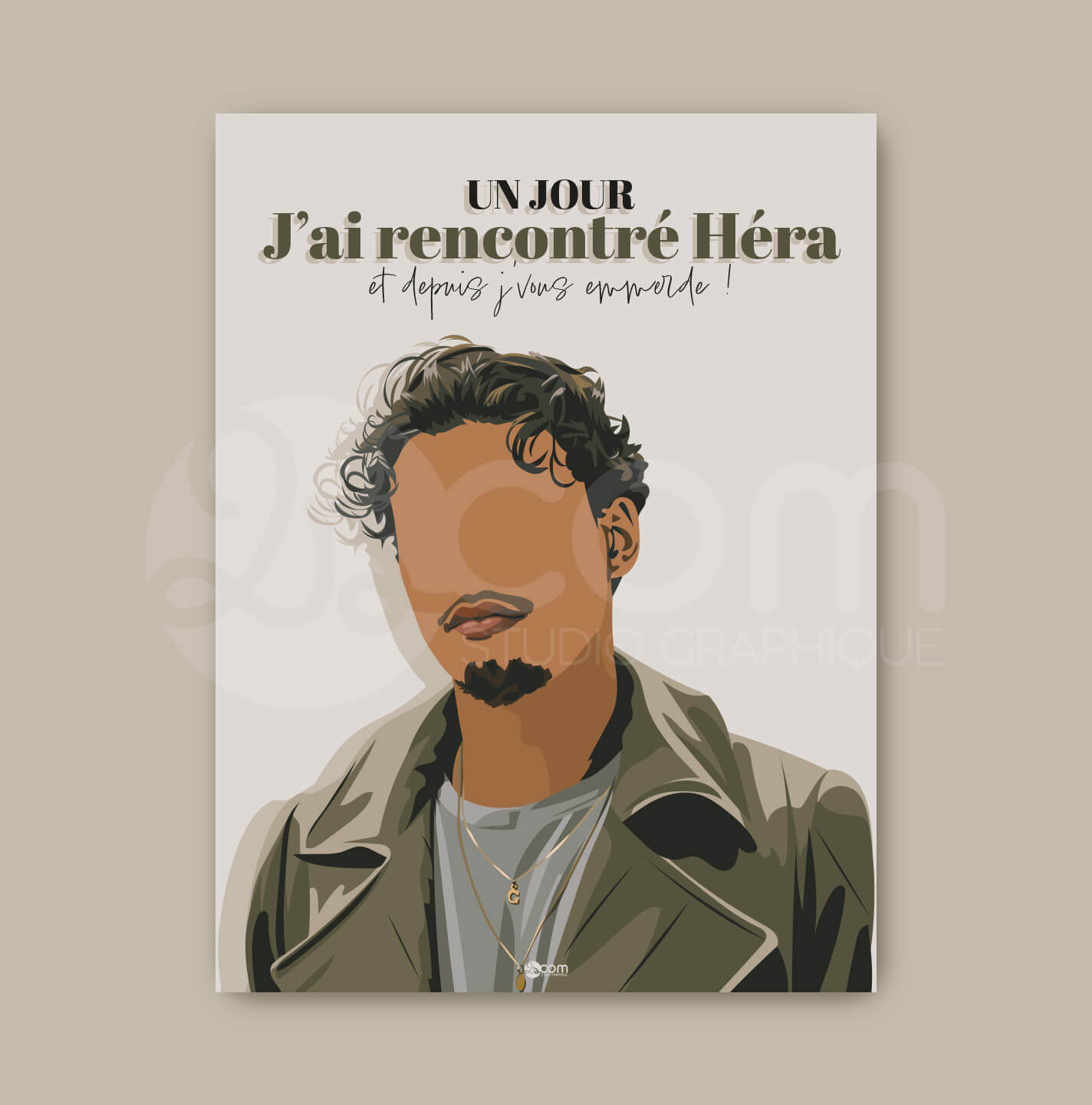 Affiche rappeur français Georgio - Héra, par le studio 2SCOM