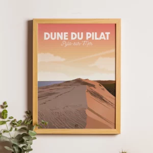 Affiche Dune du Pilat à Pyla sur Mer en Gironde