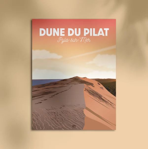 Affiche Dune du Pilat à Pyla sur Mer en Gironde