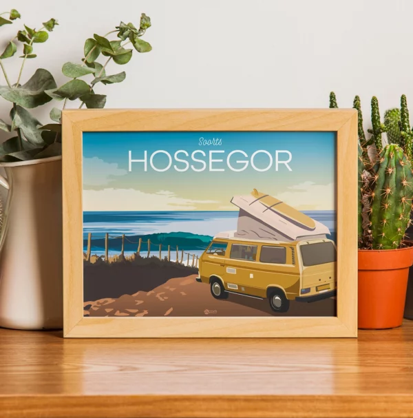 Affiche Soorts Hossegor Nouvelle aquitaine les Landes